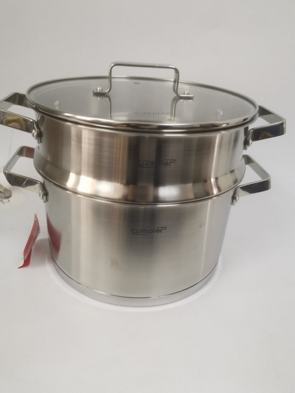 ZEPTER 18/10 Stainless Steel Steamer Pot 2-Tier Thickened